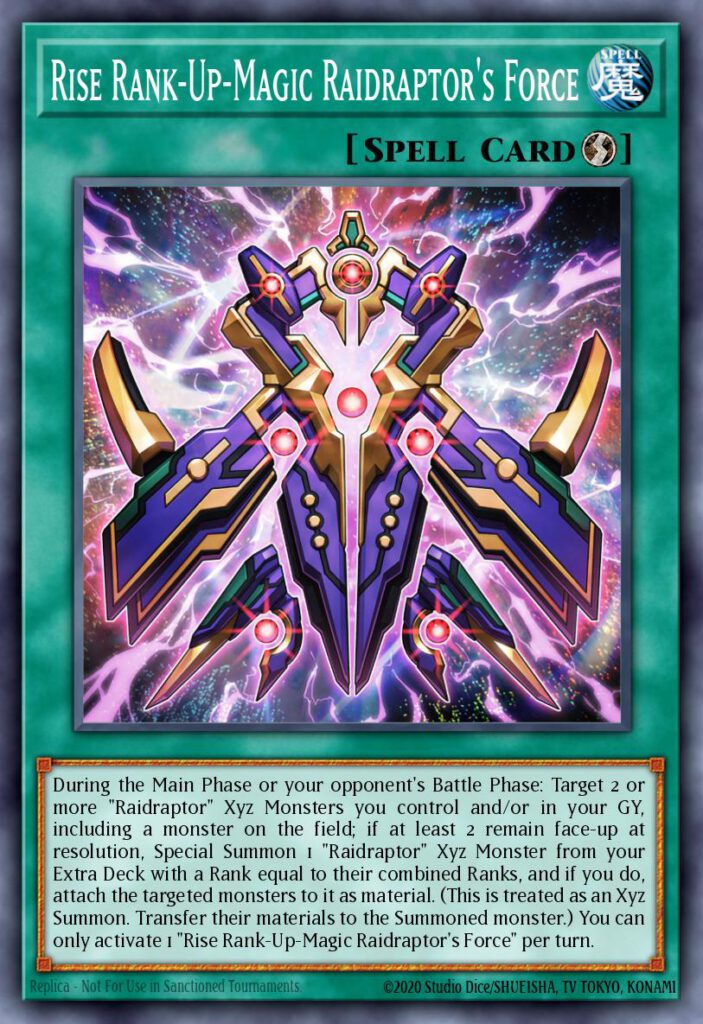 Rise Rank-Up-Magic Raidraptor’s Force
