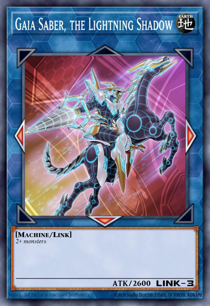 Gaia Saber, the Lightning Shadow