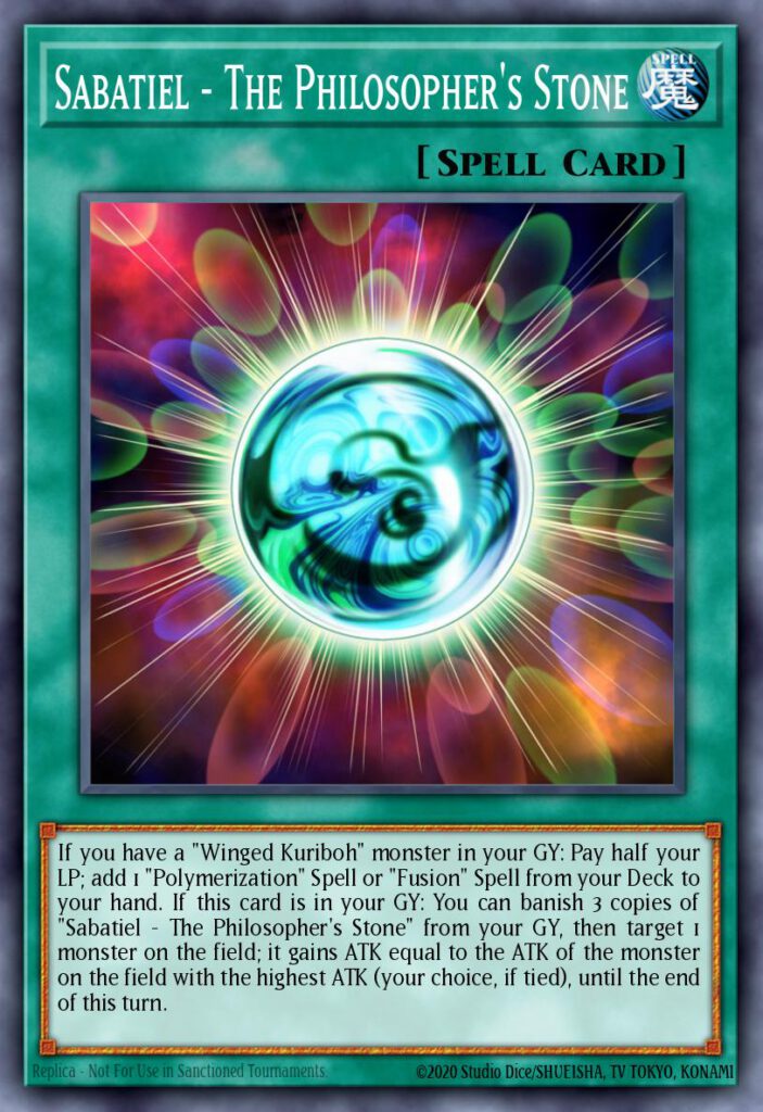 Sabatiel – The Philosopher’s Stone – Speed Duel