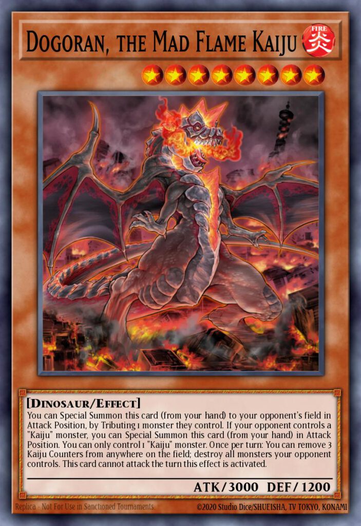 Dogoran, the Mad flame Kaiju