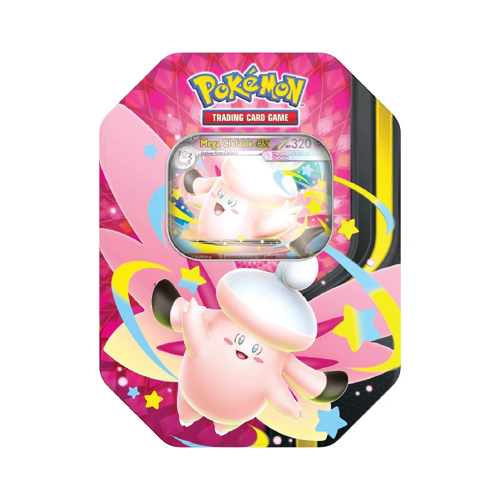 Mega Moonlit Tins: Mega Clefable ex Tin