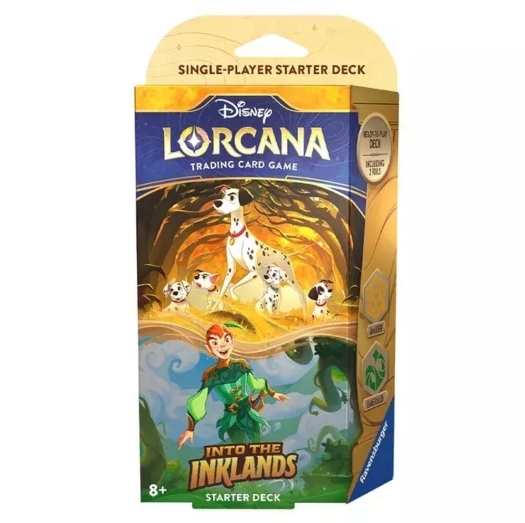 Disney Lorcana Trading Card Game: Into The Inklands Amber and Emerald Starter Deck